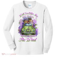 Well Im Older Now But Im Still Running Against The Wind Gift Kids Long Sleeve Shirt thumb 0