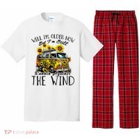 Well Im Older Now But Im Still Running Against The Wind Pajama Set thumb 0