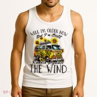 Well Im Older Now But Im Still Running Against The Wind Tank Top thumb 3