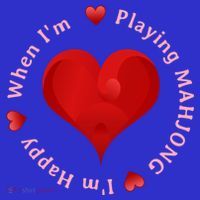 When I'm Playing Mahjong I'm Happy Cute Giftfun Playing Mah Jongg Toddler T-Shirt thumb 4