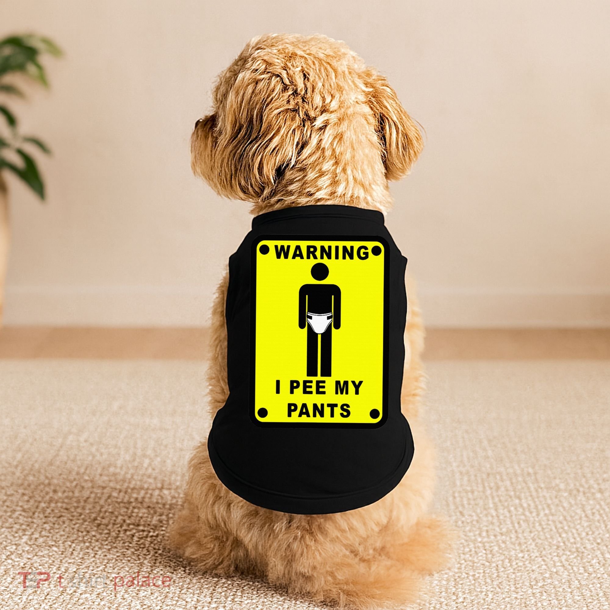 Warning I Pee My Pants Doggie Tank