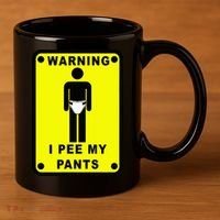 Warning I Pee My Pants 11oz C Handle Ceramic Mug thumb 3
