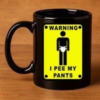 Warning I Pee My Pants 11oz C Handle Ceramic Mug thumb 4