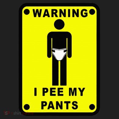 Warning I Pee My Pants 11oz C Handle Ceramic Mug