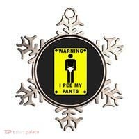 Warning I Pee My Pants Ornament thumb 0