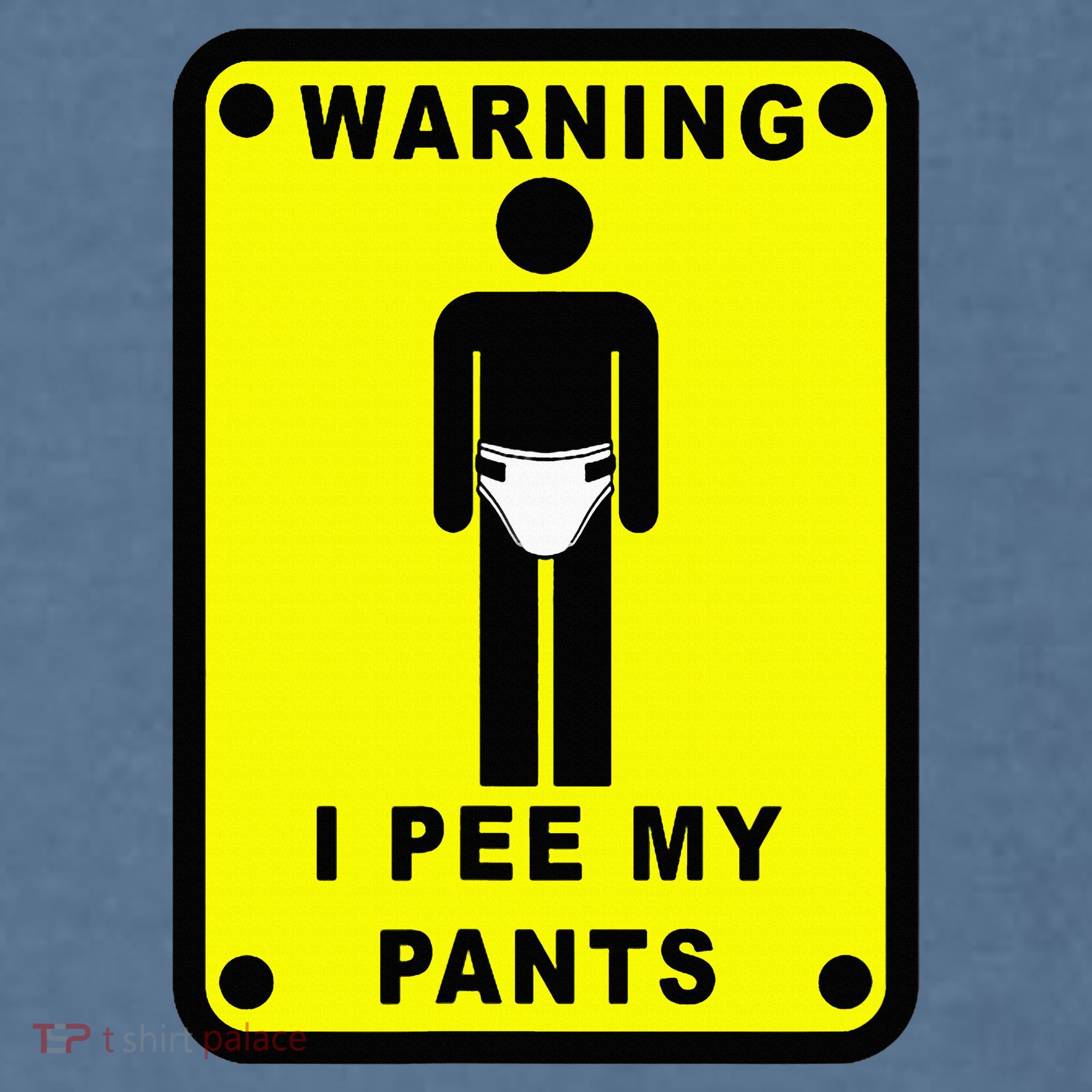 Warning I Pee My Pants Garment-Dyed Sweatshirt