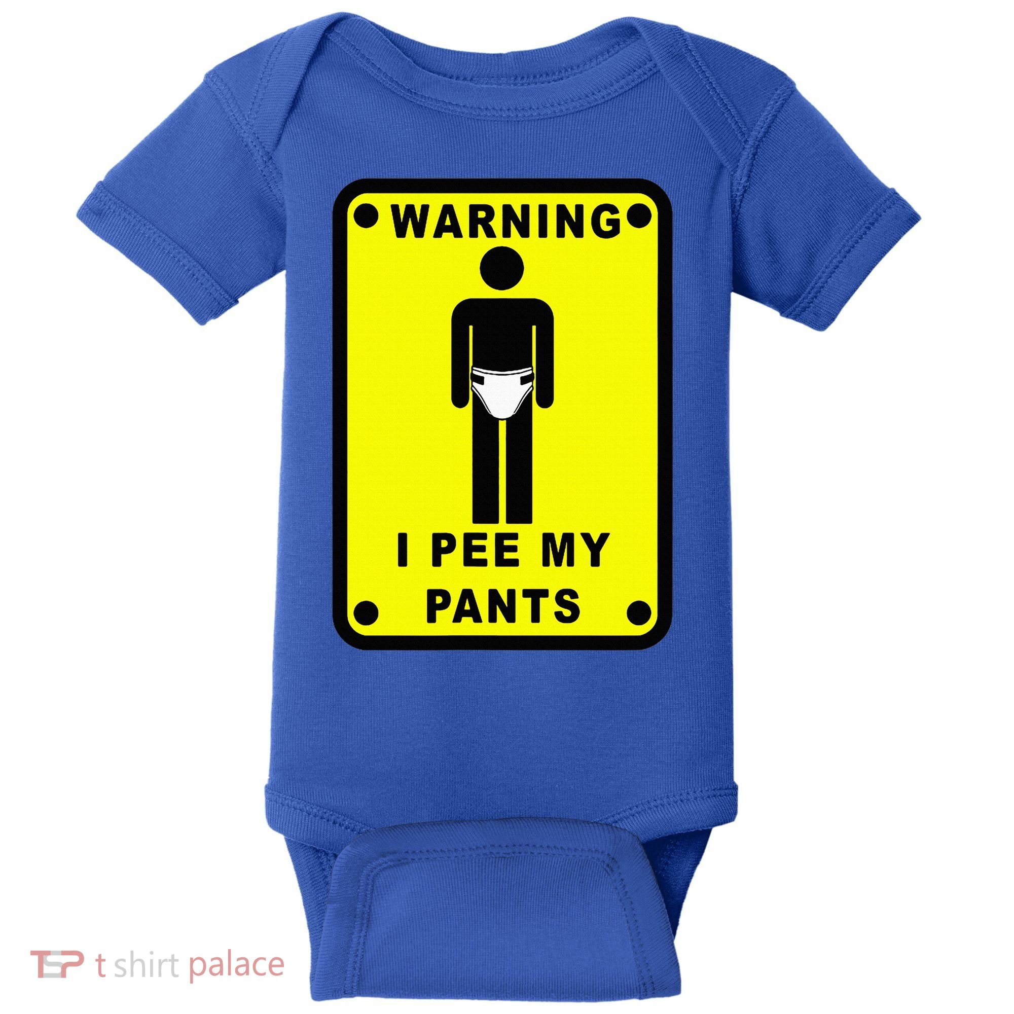 Warning I Pee My Pants Baby Bodysuit