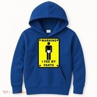 Warning I Pee My Pants Kids Hoodie thumb 0
