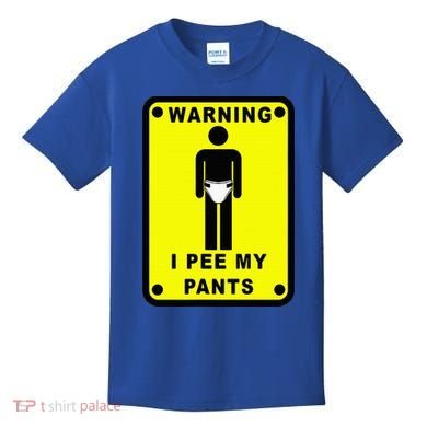 Warning I Pee My Pants Kids T-Shirt
