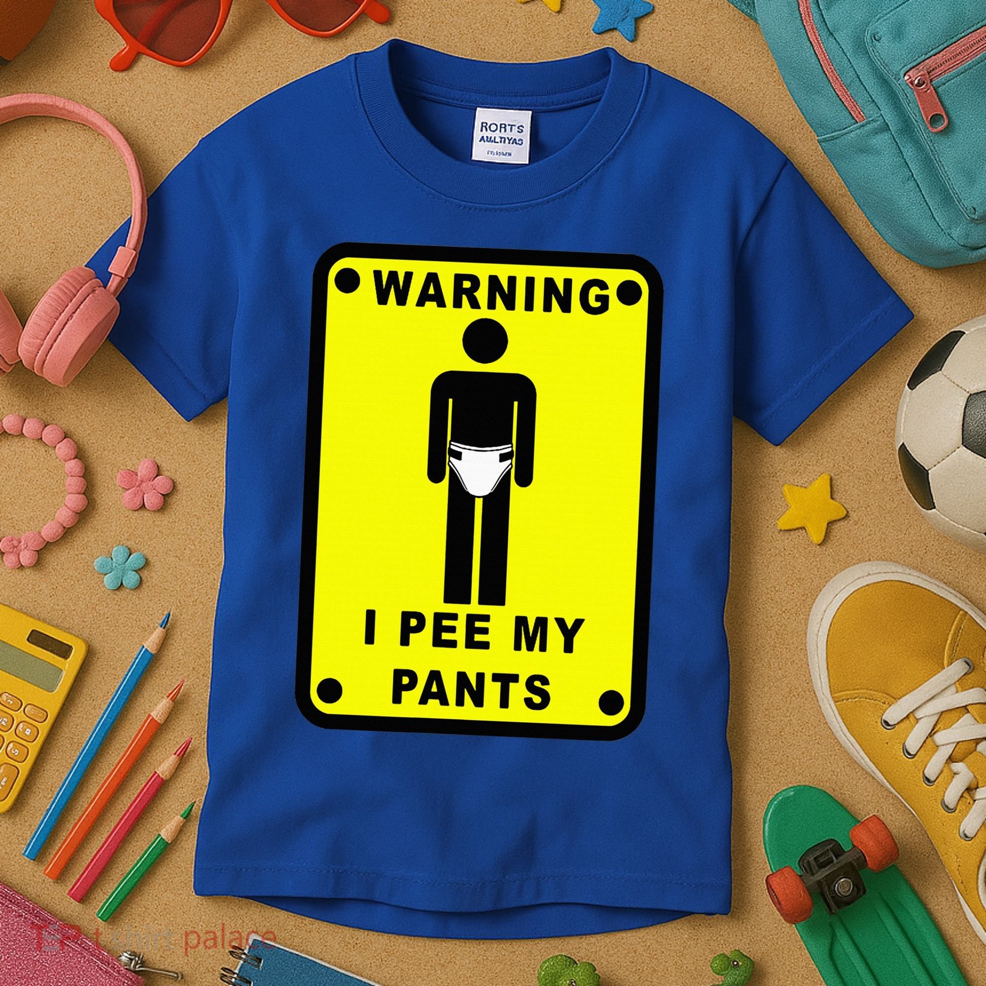 Warning I Pee My Pants Kids T-Shirt