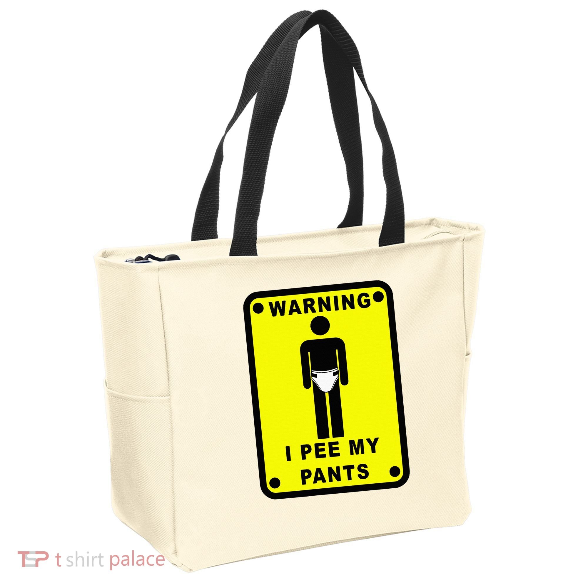 Warning I Pee My Pants Tote Bag