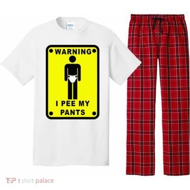 Warning I Pee My Pants Pajama Set