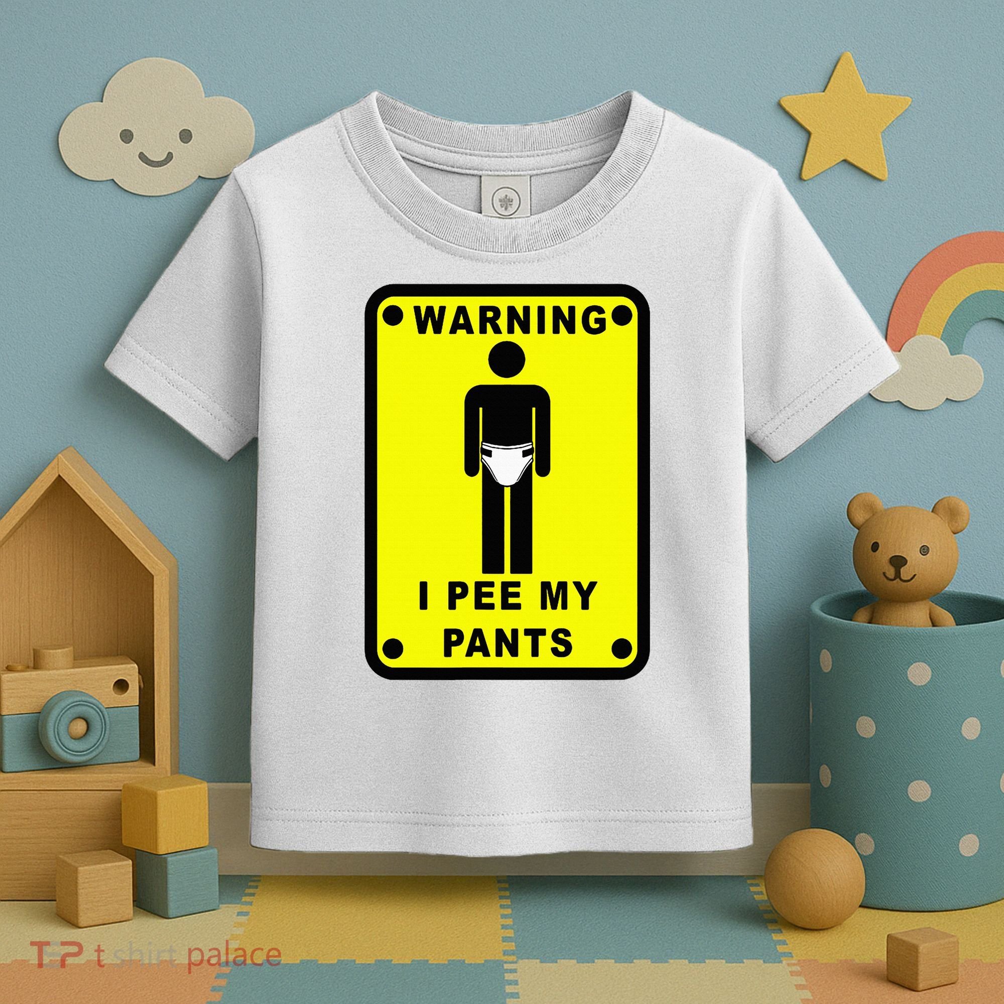 Warning I Pee My Pants Toddler T-Shirt