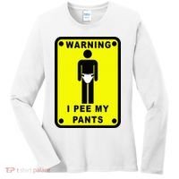 Warning I Pee My Pants Women's Long Sleeve Shirt thumb 0
