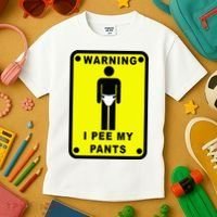 Warning I Pee My Pants Kids T-Shirt thumb 3