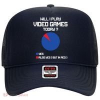 Will I Play Video Games Today Funny Gamer Gaming Lovers Hat thumb 0