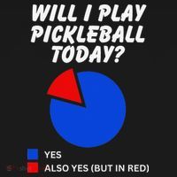 Will I Play Pickleball Today Funny Pie Chart Pickleball Toddler Hoodie thumb 2