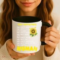 Why I Prefer Dogs Dogs ArenT Racist Dogs DonT Discriminate Gift Coffee Mug thumb 3