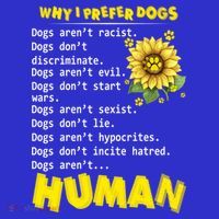Why I Prefer Dogs Dogs ArenT Racist Dogs DonT Discriminate Gift Mousepad thumb 1