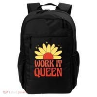 Work It Queen Sunflower Cute Gift Backpack thumb 0