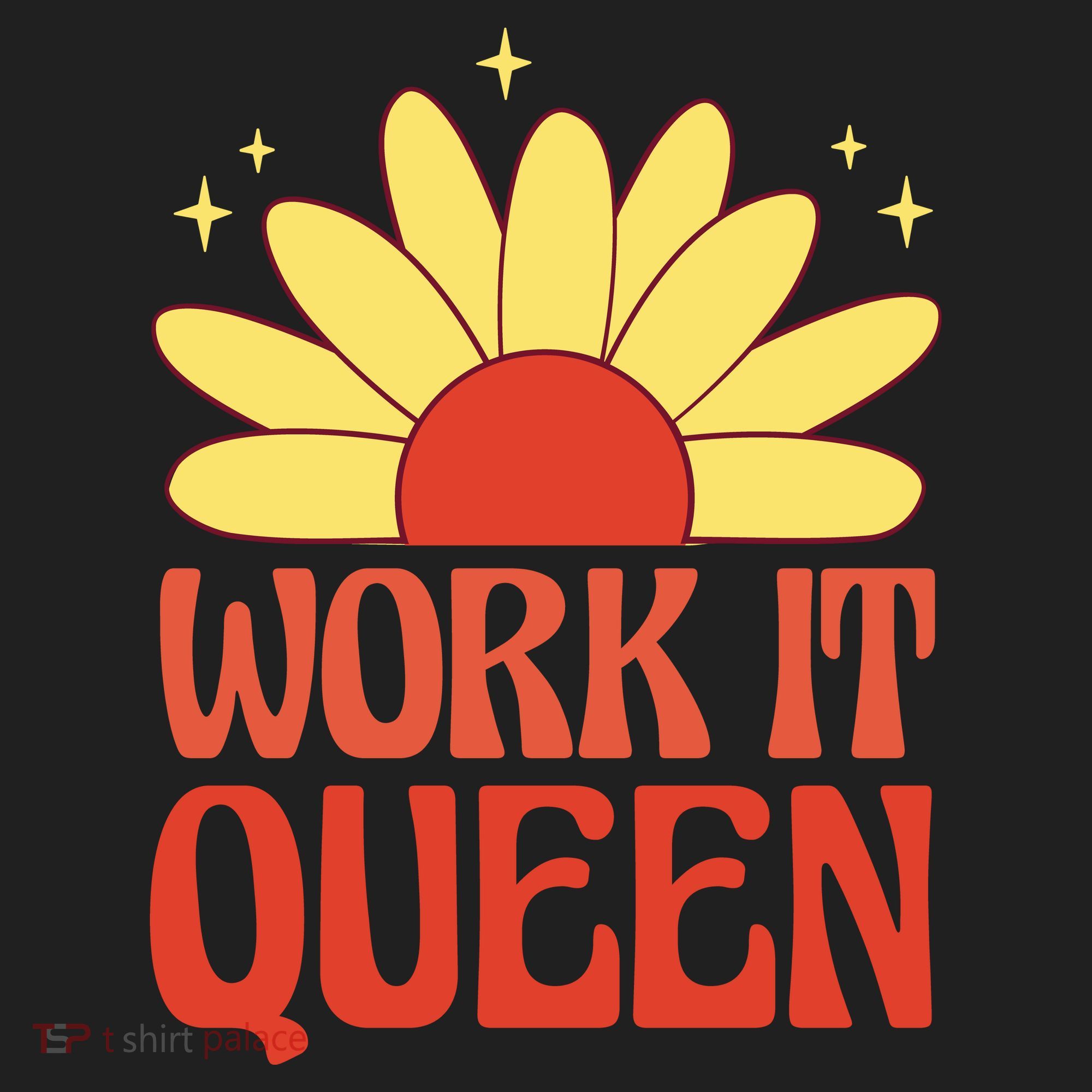 Work It Queen Sunflower Cute Gift Beanie