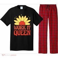 Work It Queen Sunflower Cute Gift Pajama Set thumb 0