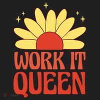 Work It Queen Sunflower Cute Gift Hat thumb 2