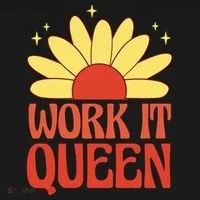 Work It Queen Sunflower Cute Gift Toddler Hoodie thumb 2