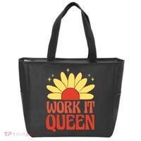Work It Queen Sunflower Cute Gift Tote Bag thumb 0