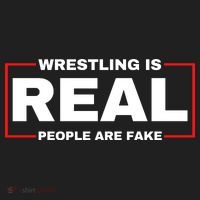 Wrestling Is Real People Are Fake Tumbler thumb 3