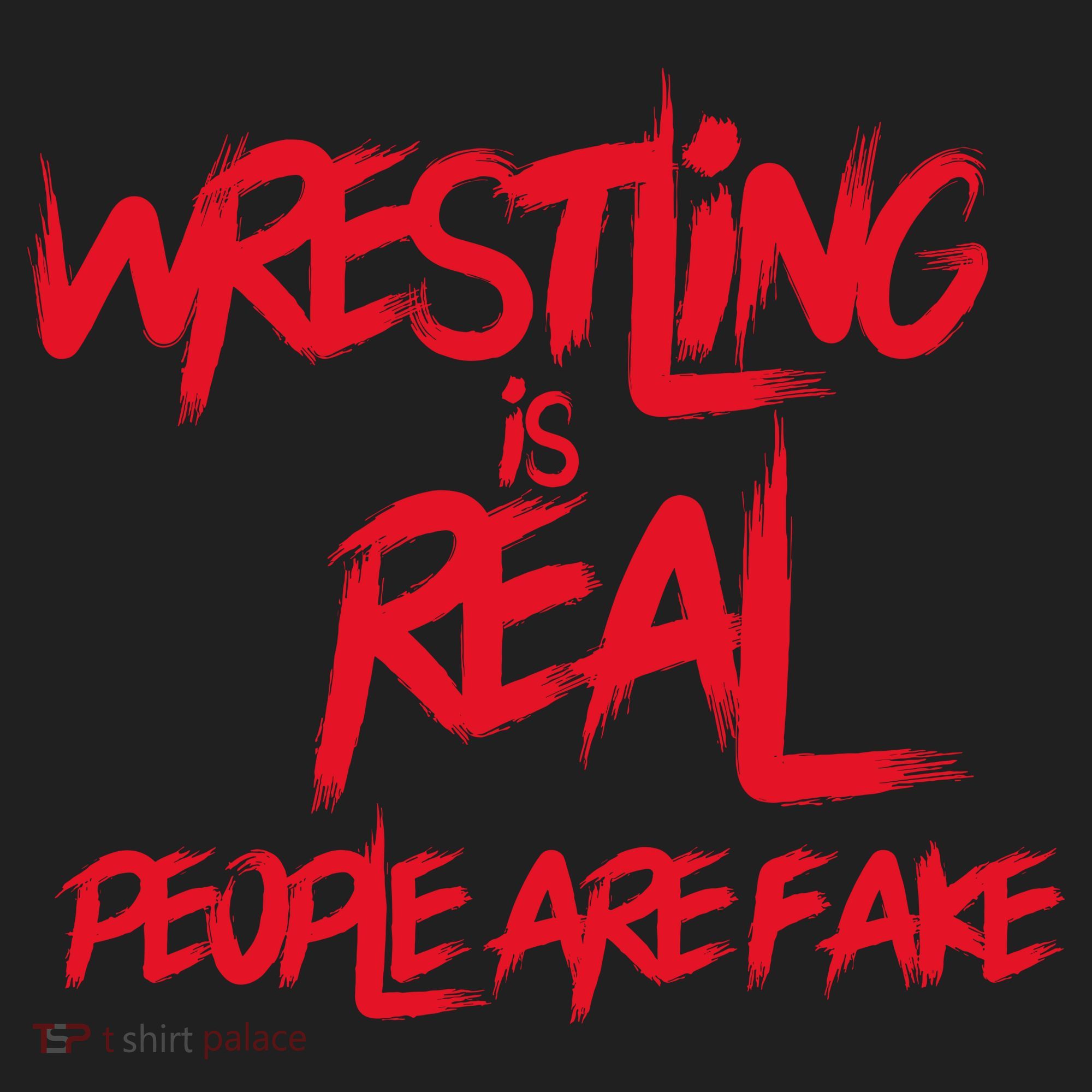 Wrestling Is Real People Are Fake Beanie