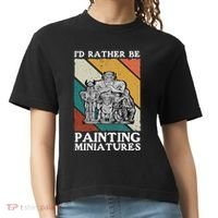 Wargamer ID Rather Be Painting Miniatures Comfort Colors Boxy T-Shirt thumb 0