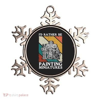 Wargamer ID Rather Be Painting Miniatures Ornament