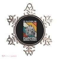 Wargamer ID Rather Be Painting Miniatures Ornament thumb 0