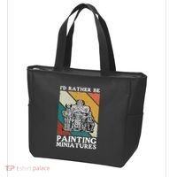 Wargamer ID Rather Be Painting Miniatures Tote Bag thumb 3