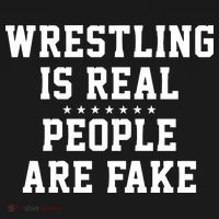 Wrestling Is Real People Are Fake Women's Hoodie thumb 2