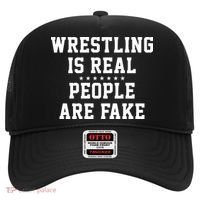 Wrestling Is Real People Are Fake Hat thumb 0