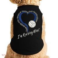 Womens I'm Raising Mine! Volleyball Mom Doggie Tank thumb 0