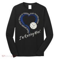 Womens I'm Raising Mine! Volleyball Mom Long Sleeve Shirt thumb 0