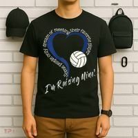 Womens I'm Raising Mine! Volleyball Mom T-Shirt thumb 6
