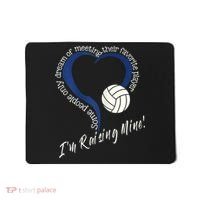 Womens I'm Raising Mine! Volleyball Mom Mousepad thumb 0