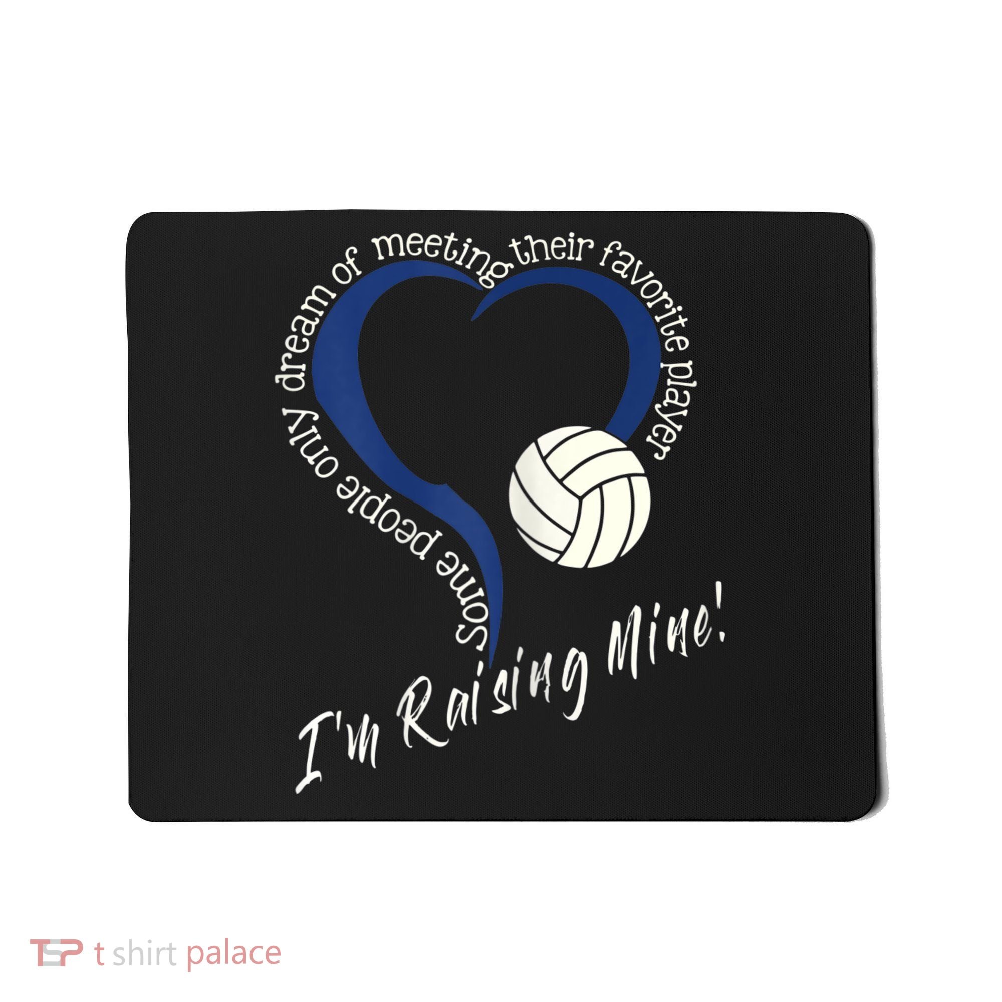 Womens I'm Raising Mine! Volleyball Mom Mousepad