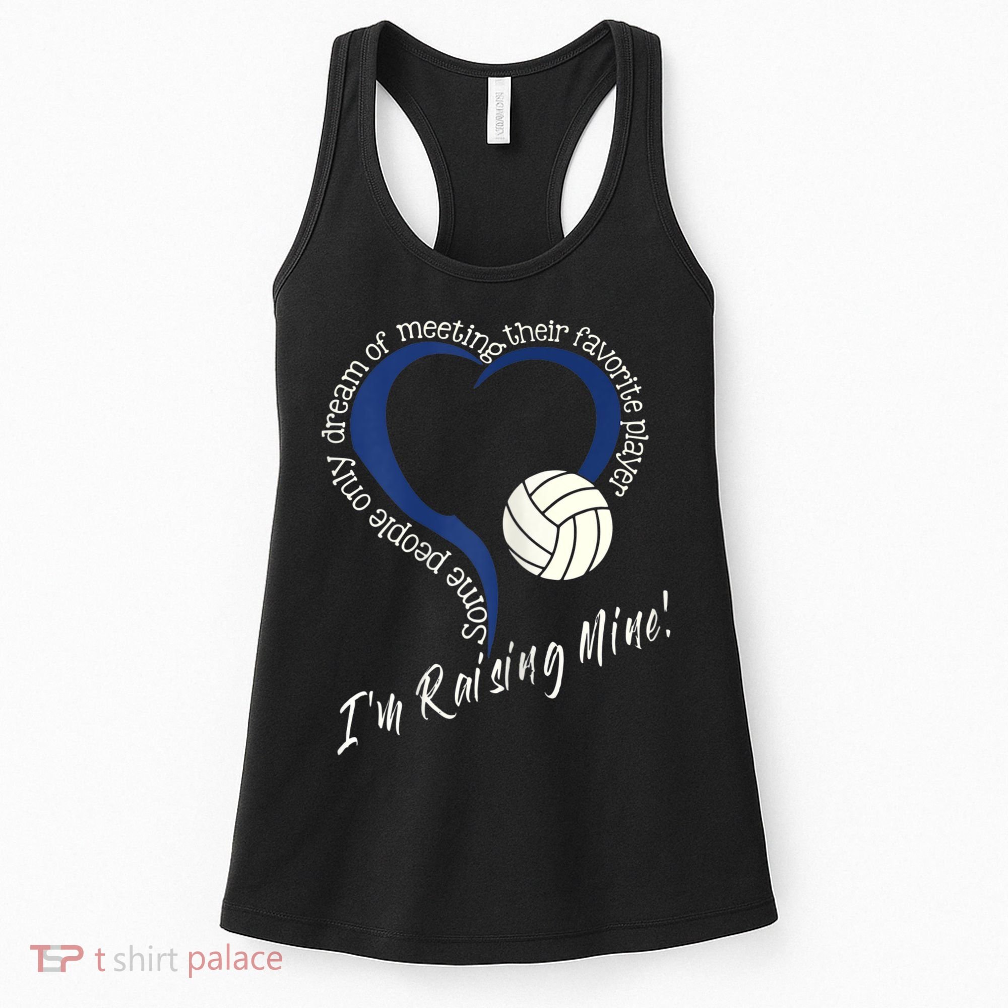 Womens I'm Raising Mine! Volleyball Mom Women's Tank Top