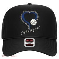 Womens I'm Raising Mine! Volleyball Mom Hat thumb 0