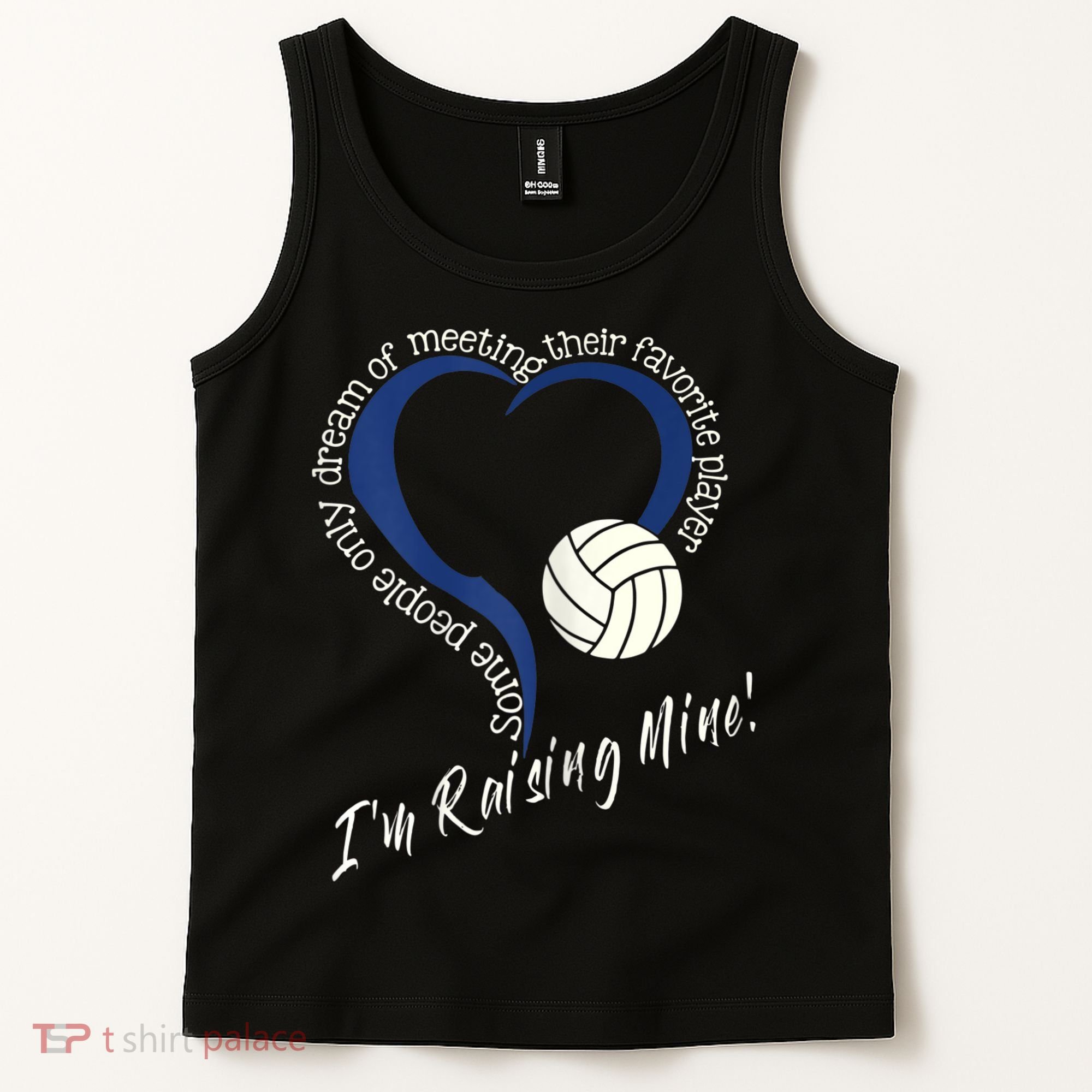 Womens I'm Raising Mine! Volleyball Mom Tank Top