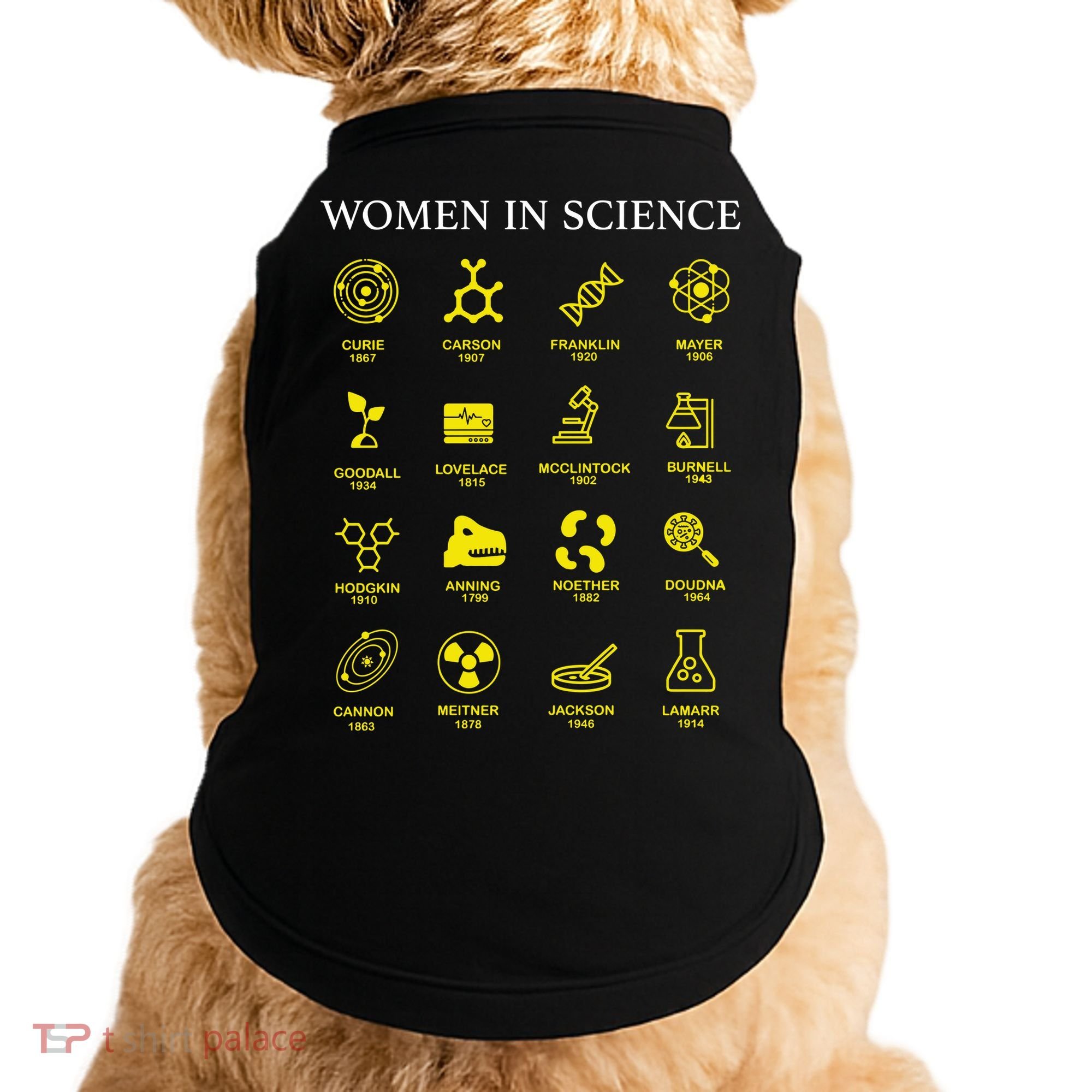 Women In Science Feminist Doggie Tank