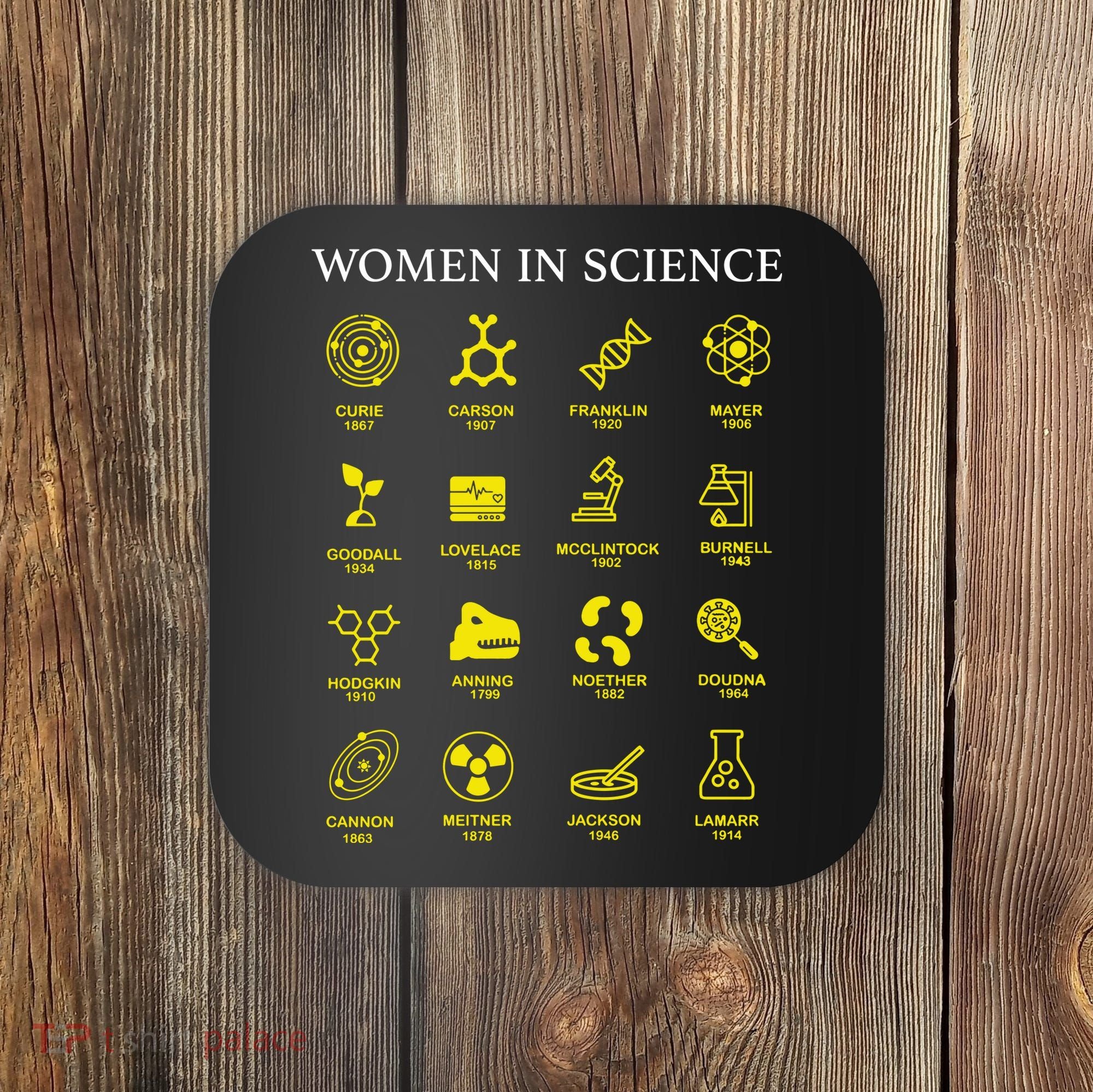 Women In Science Feminist Coaster