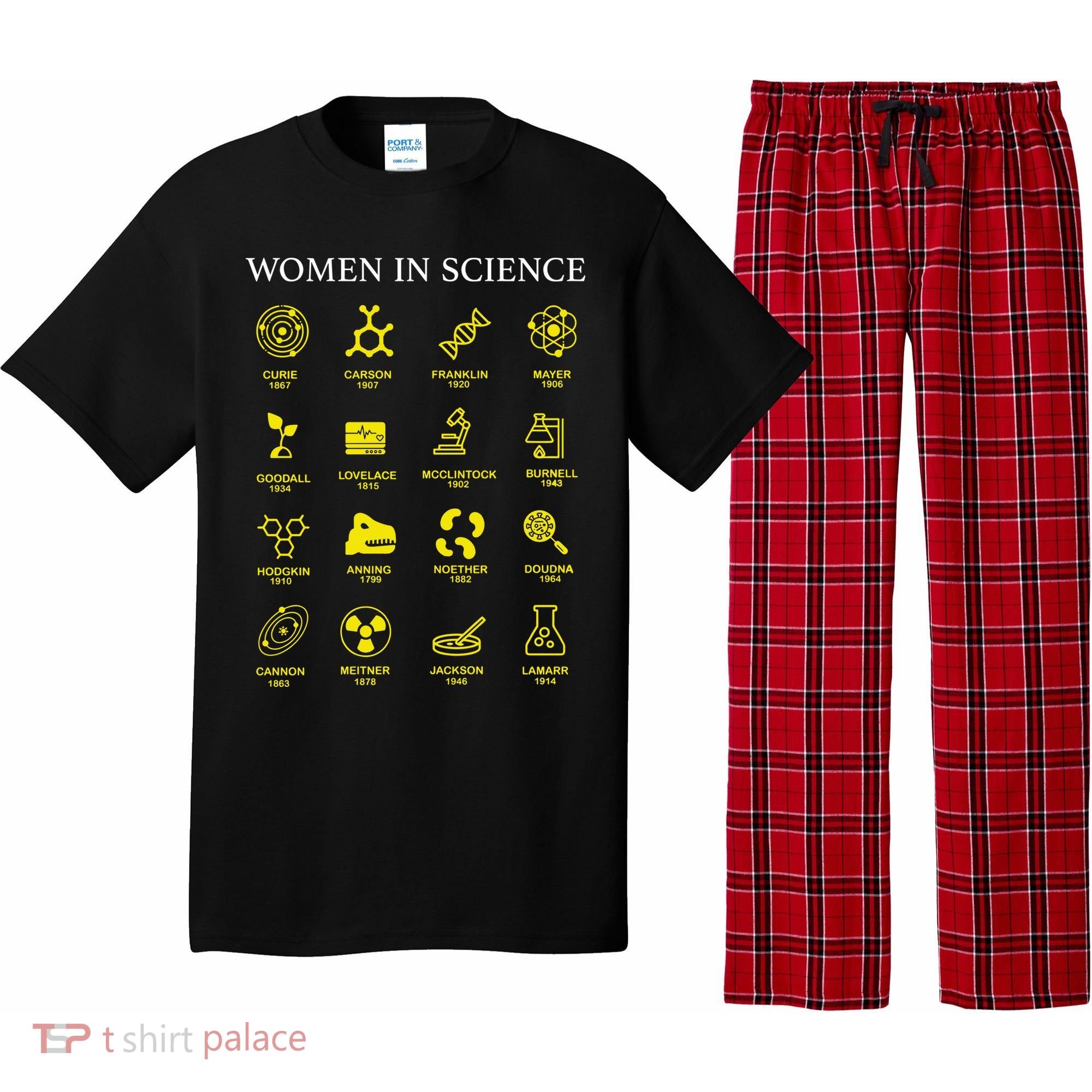 Women In Science Feminist Pajama Set