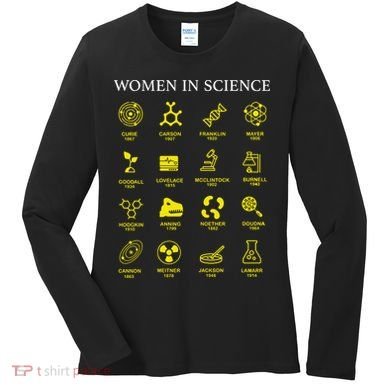 Women In Science Feminist Women's Long Sleeve Shirt
