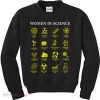 Women In Science Feminist Kids Sweatshirt thumb 0
